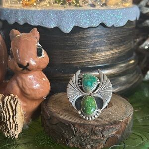 925 Sterling Stunning Sonoran turquoise ring